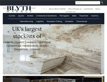 Tablet Screenshot of blythmarble.com